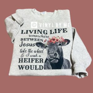 Living Life ash sweatshirt