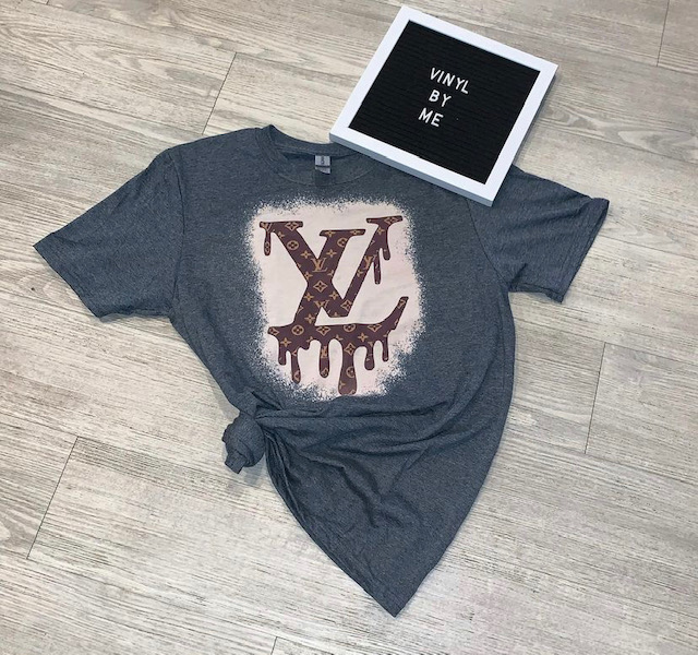 LV drip tee – Vinyl By M.E.