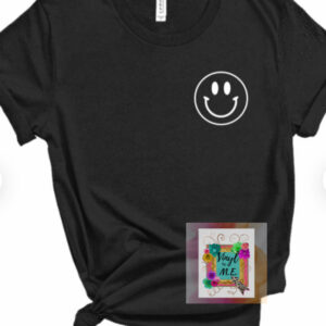 Black Smiley Tee