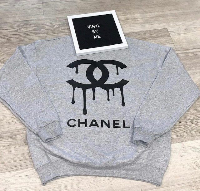 Gray Chanel Sweatshirt