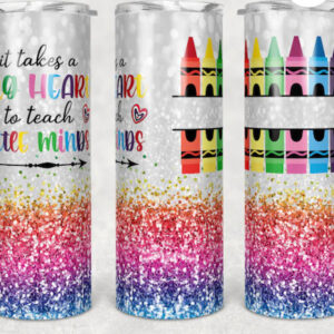 Glitter 20oz Teacher tumbler