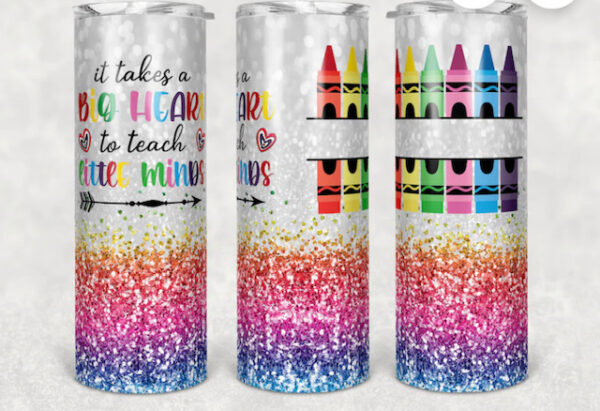 Glitter 20oz Teacher tumbler