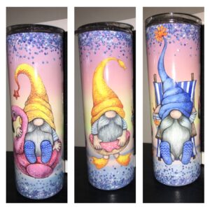 Summertime Gnome 20oz Tumbler
