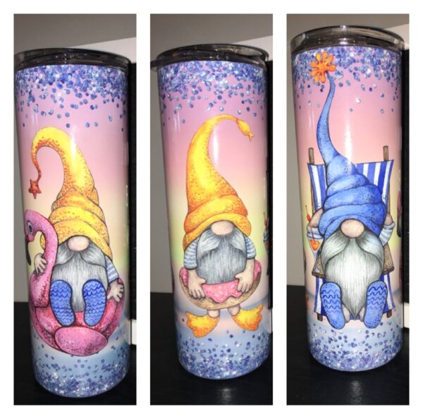 Summertime Gnome 20oz Tumbler