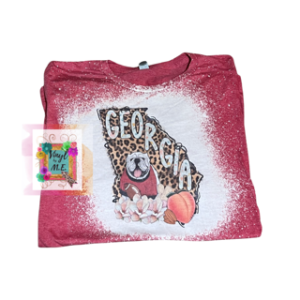 Red Ga Peach Tee