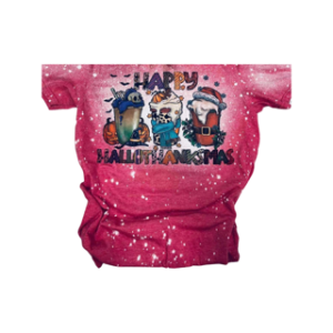 Happy Hallothanksmas red tee!!