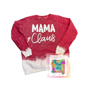 Mama Claus sweatshirt (vinyl)