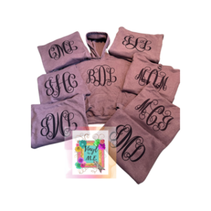 monogram hoodie (sublimation)