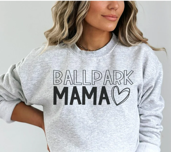 Ballpark Mama sweatshirt (sublimation)