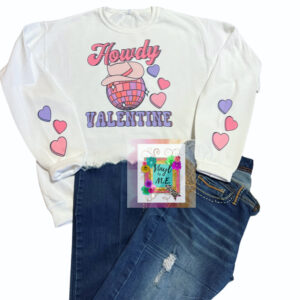 White Howdy Valentine