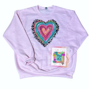 Colorful Heart Sweatshirt