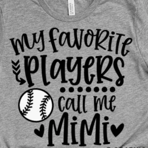 My favorite player calls me Mimi