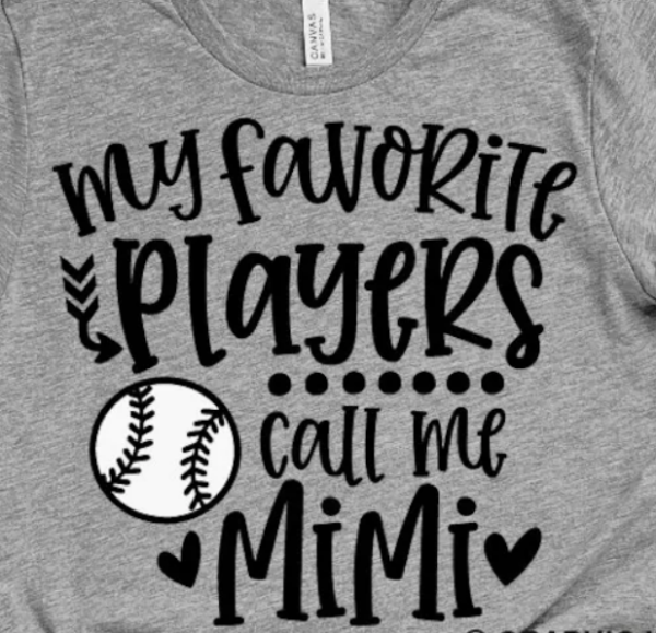 My favorite player calls me Mimi