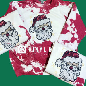 Bleached out Santa Sweatshirt