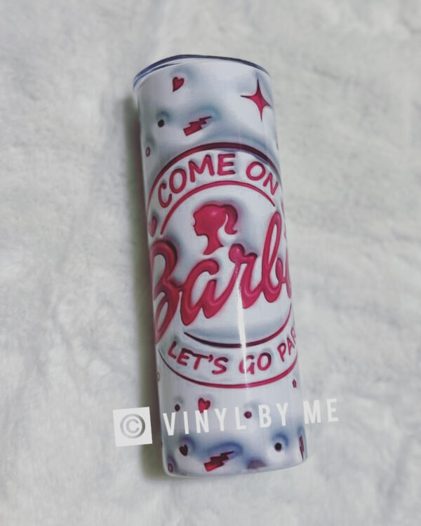 3D Barbie 20oz tumbler