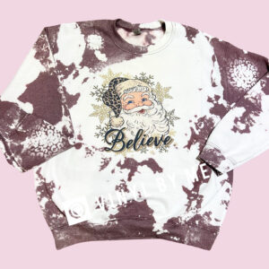 Cheetah Santa Sweatshirt