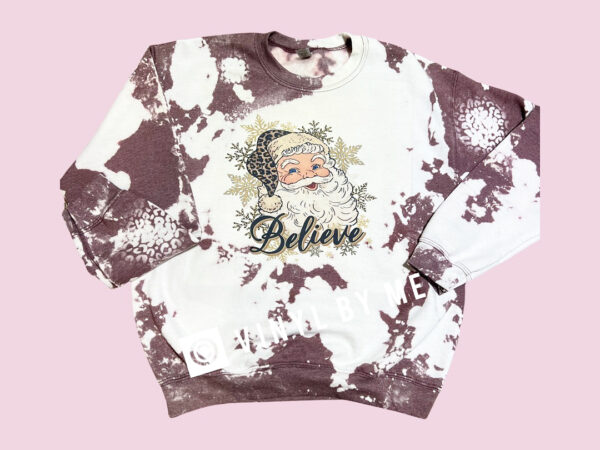 Cheetah Santa Sweatshirt