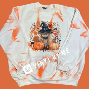 Pumpkin cow sweatshirt
