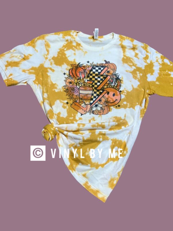 Mustard Fall Smiley Tee
