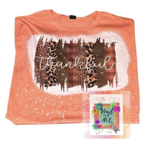 Orange Thankful Tee