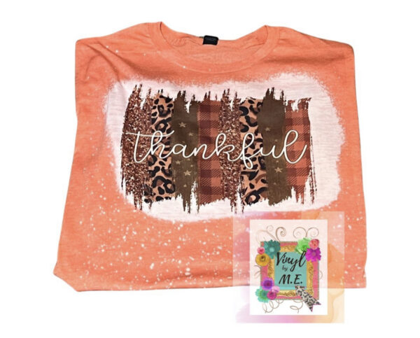Orange Thankful Tee
