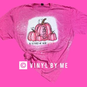 In October we wear Pink Tee