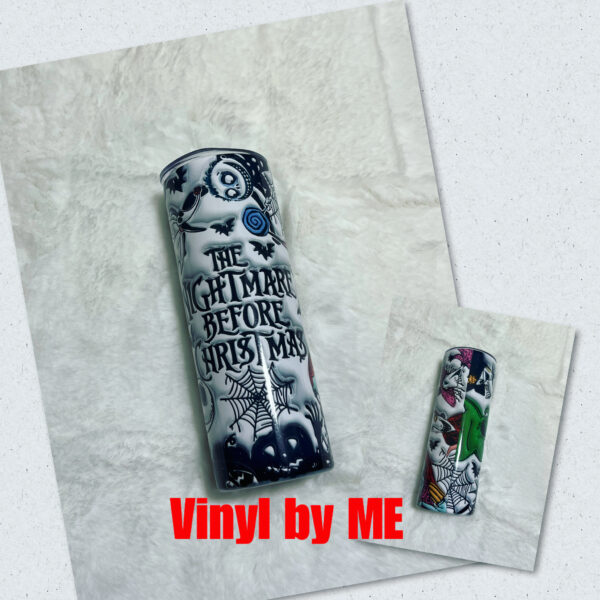 3D nightmare before Christmas 20oz Tumblr