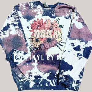 Acid washed dyed Mama sweatshirt