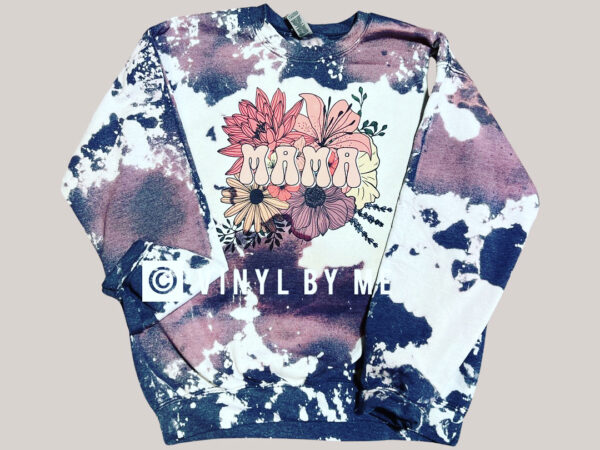 Acid washed dyed Mama sweatshirt