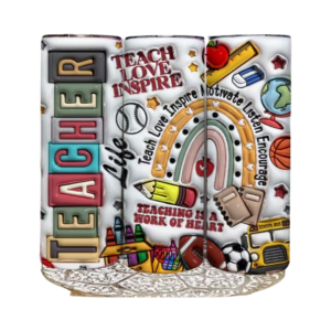 3d 20oz teacher tumbler
