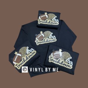 Black touchdown sweatshirt