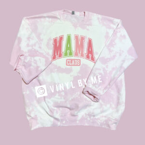 Acid washed Mama Claus sweatshirt