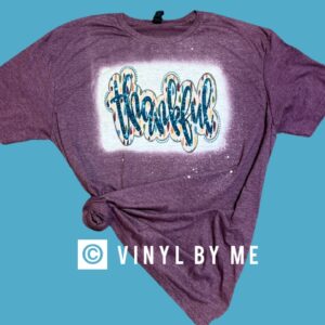 Maroon Thankful tee