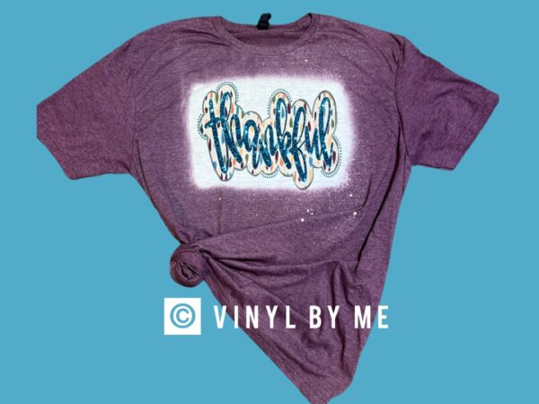 Maroon Thankful tee
