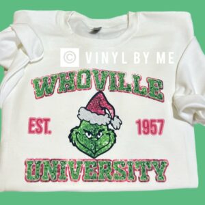 Grinch university sweatshirt