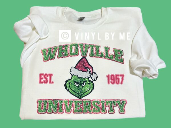Grinch university sweatshirt