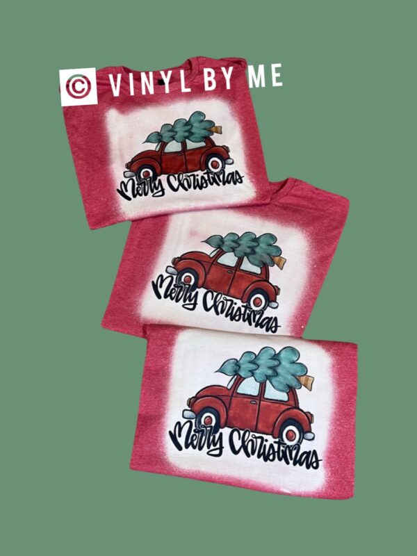 Watercolor Merry Christmas tee