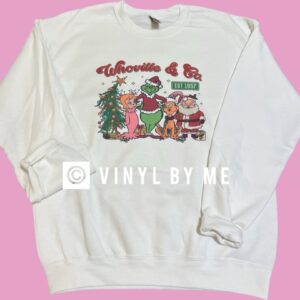 White sweatshirt Whoville & Co