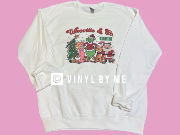 White sweatshirt Whoville & Co