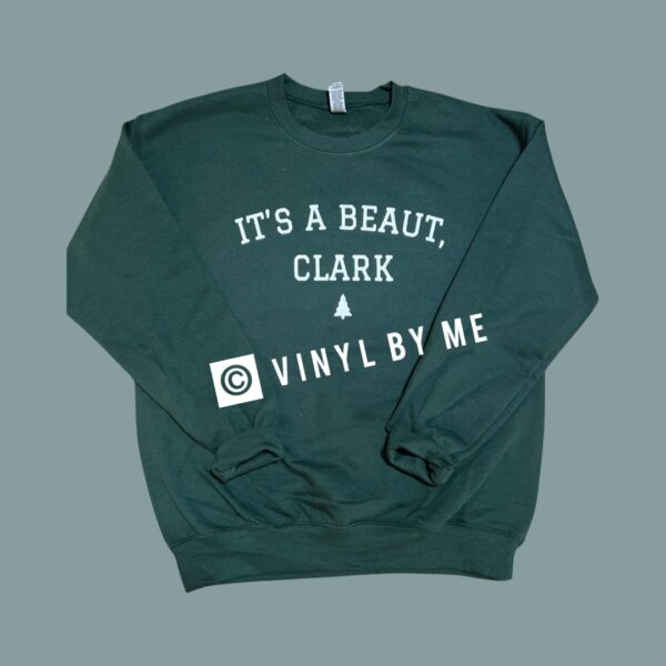 It’s a beaut Clark sweatshirt