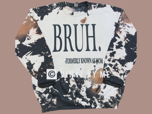 Acid washed Bruh Sweatshirt
