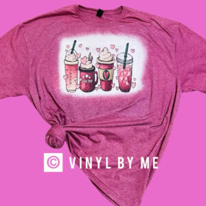 Bleached Valentine coffee tee