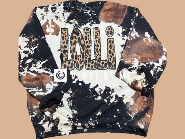 Acid washed LOLLI sweatshirt