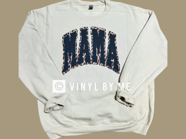 New sand cheetah Mama sweatshirt