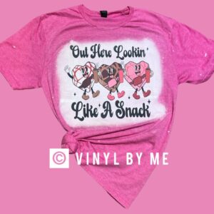 Valentine snack tee