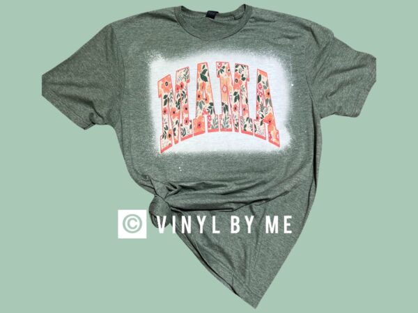 Floral green bleached Mama