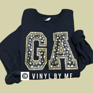 Black cheetah GA sweatshirt