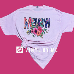 Pink Memaw tshirt