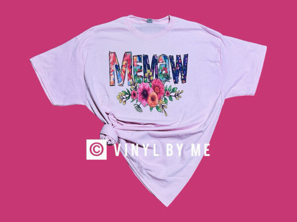 Pink Memaw tshirt