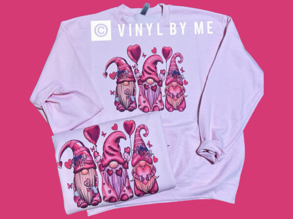 Pink gnomes sweatshirt